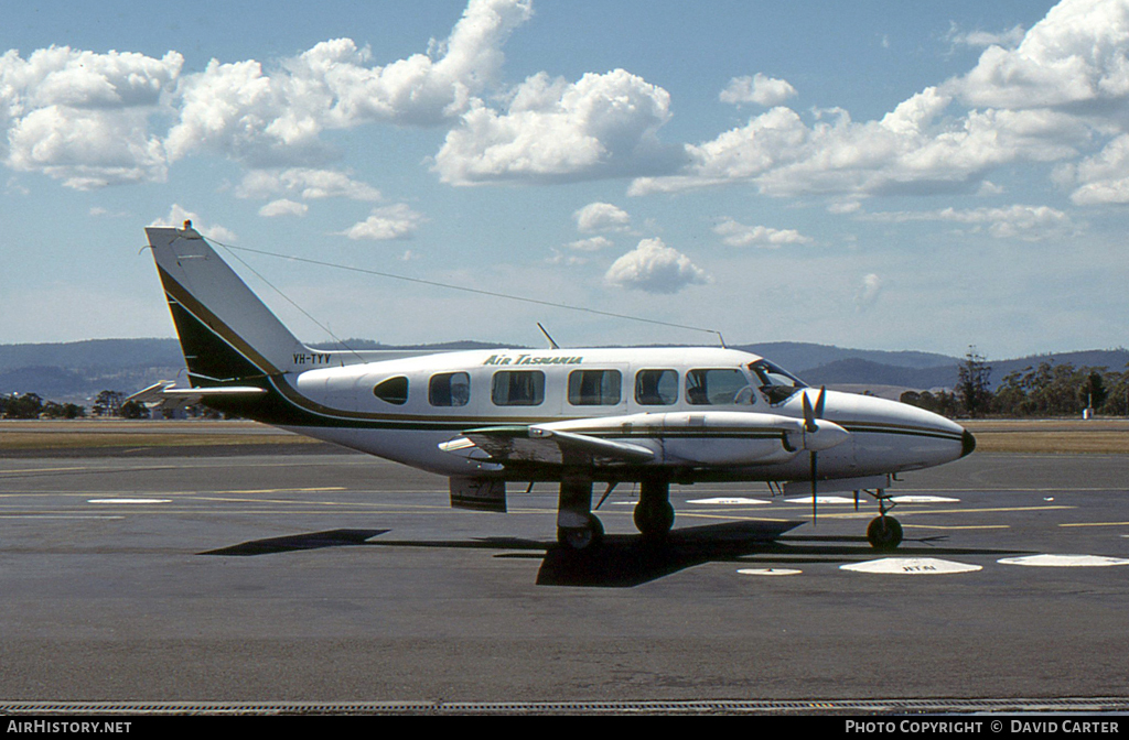 Aircraft Photo of VH-TYV | Piper PA-31-350 Navajo Chieftain | Air Tasmania | AirHistory.net #34724
