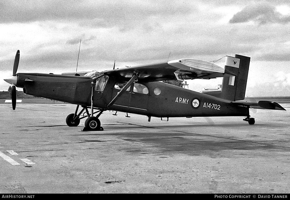Aircraft Photo of A14-702 | Pilatus PC-6/B1-H2 Turbo Porter | Australia - Army | AirHistory.net #34743