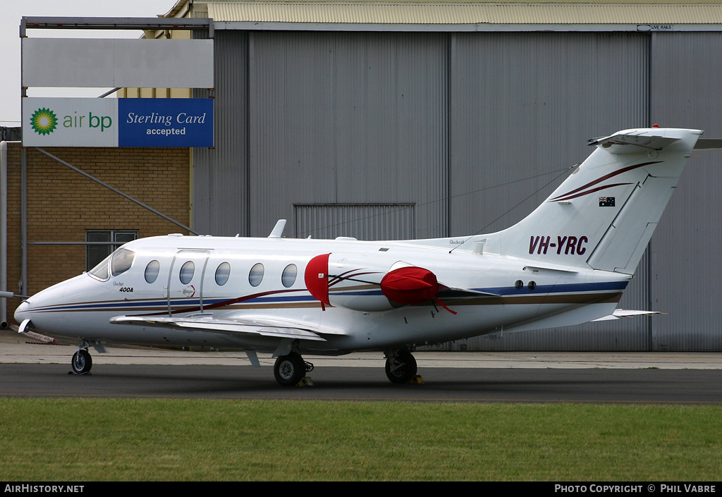Aircraft Photo of VH-YRC | Raytheon Beechjet 400A | AirHistory.net #34747