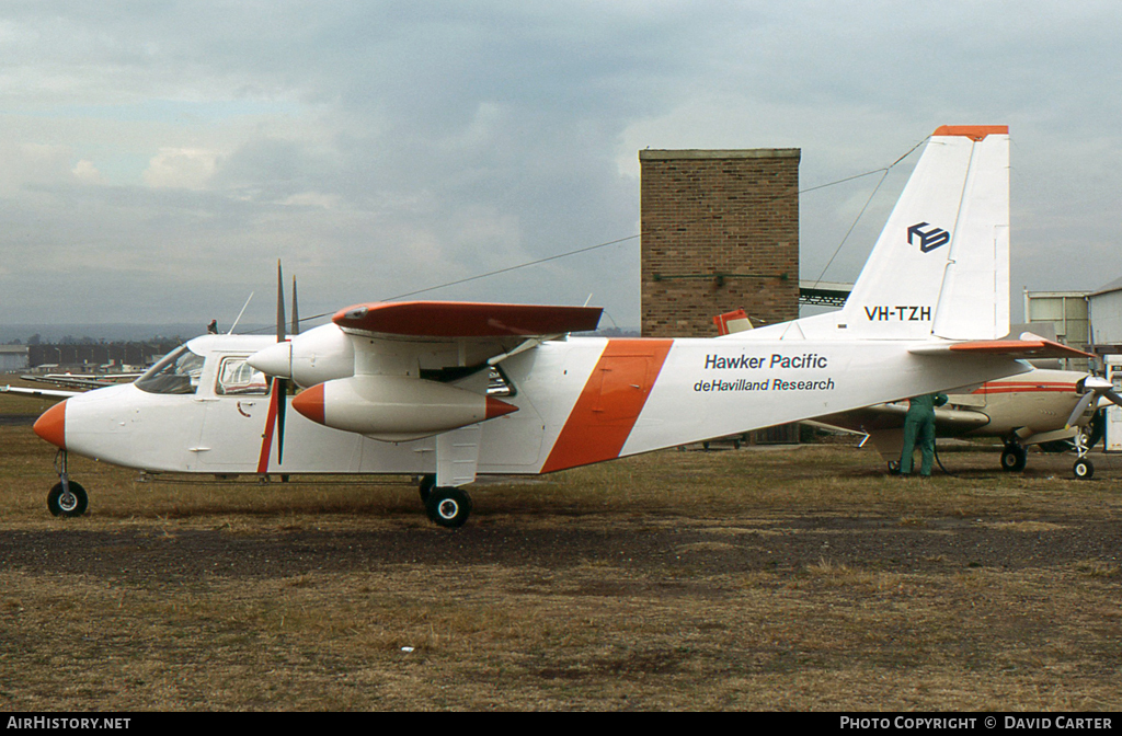 Aircraft Photo of VH-TZH | Britten-Norman BN-2A-8 Islander | Hawker Pacific de Havilland Research | AirHistory.net #34756