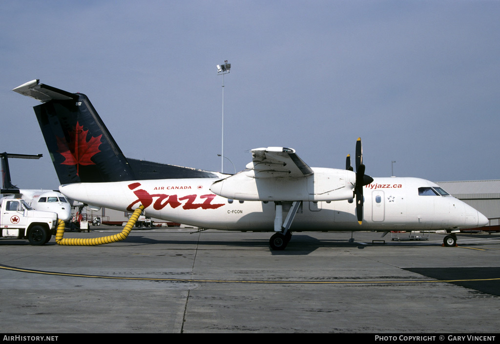 Aircraft Photo of C-FCON | De Havilland Canada DHC-8-102 Dash 8 | Air Canada Jazz | AirHistory.net #34758