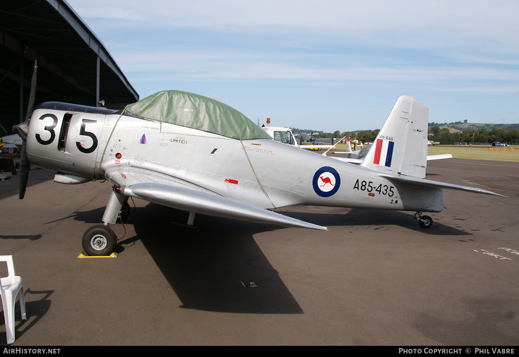 Aircraft Photo of VH-EAD / A85-435 | Commonwealth CA-25 Winjeel | Australia - Air Force | AirHistory.net #34825