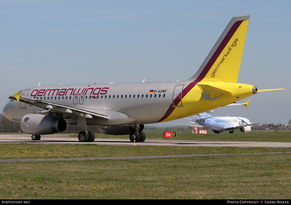 Aircraft Photo of D-AGWD | Airbus A319-132 | Germanwings | AirHistory.net #34842