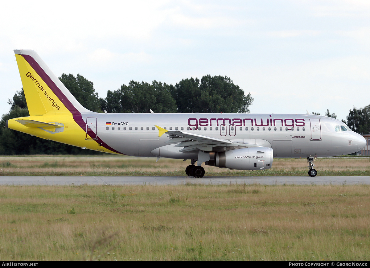 Aircraft Photo of D-AGWG | Airbus A319-132 | Germanwings | AirHistory.net #34846