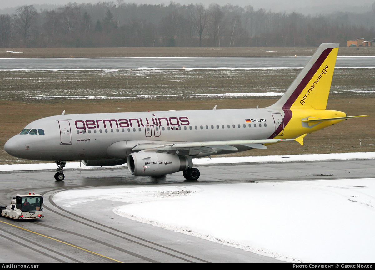 Aircraft Photo of D-AGWG | Airbus A319-132 | Germanwings | AirHistory.net #34847