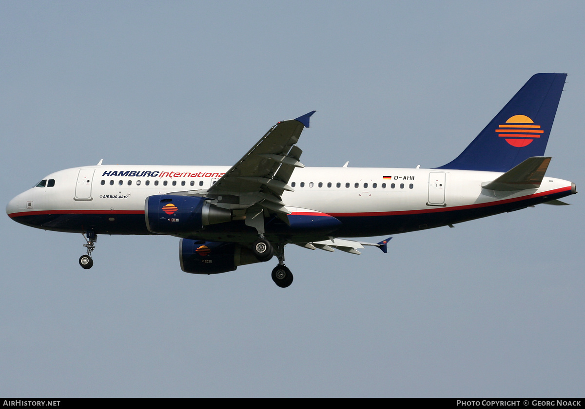 Aircraft Photo of D-AHII | Airbus A319-111 | Hamburg International | AirHistory.net #34875