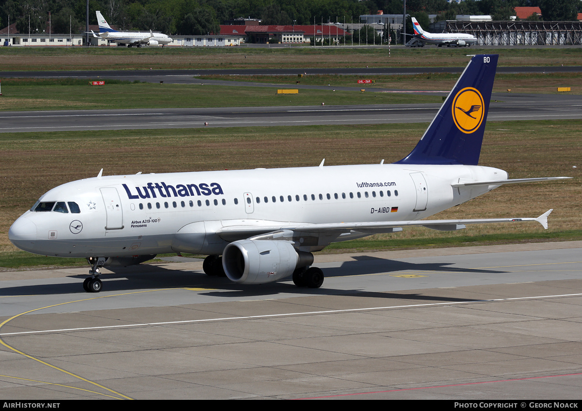 Aircraft Photo of D-AIBD | Airbus A319-112 | Lufthansa | AirHistory.net #34924
