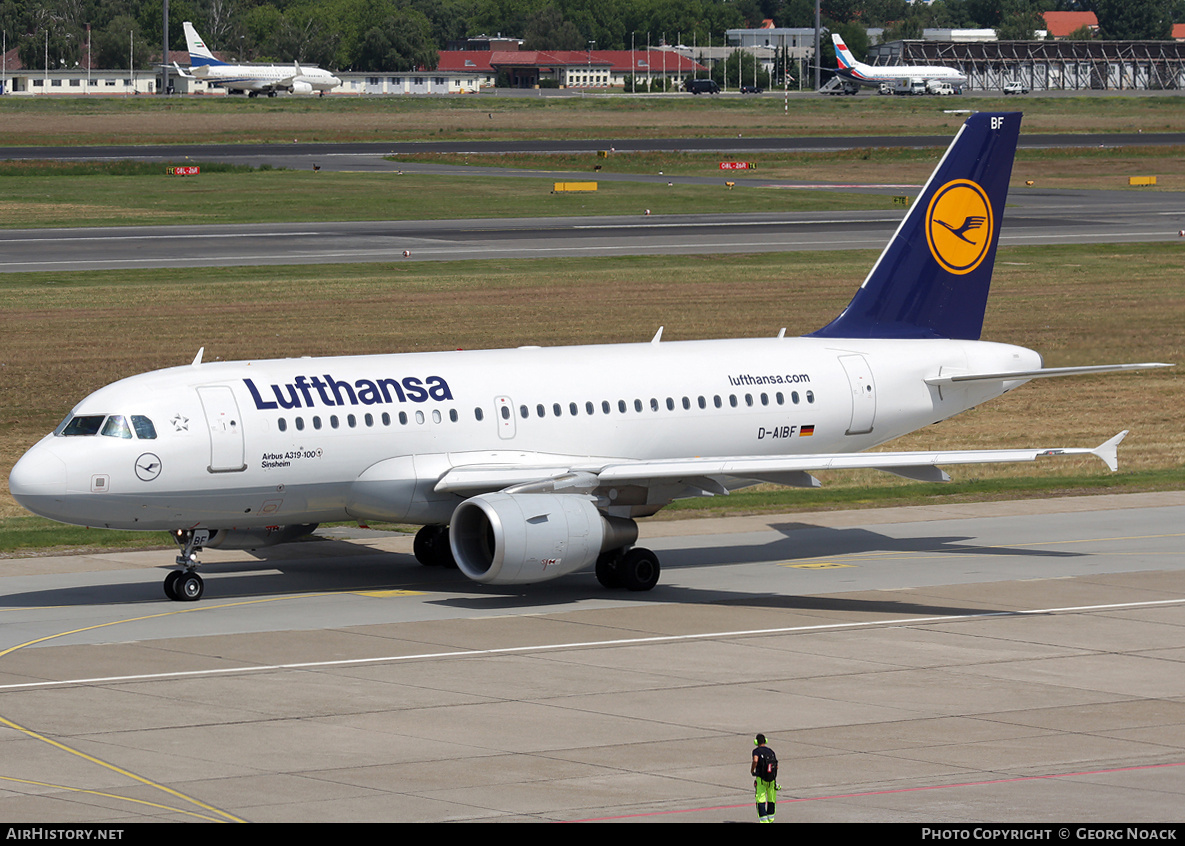 Aircraft Photo of D-AIBF | Airbus A319-112 | Lufthansa | AirHistory.net #34927