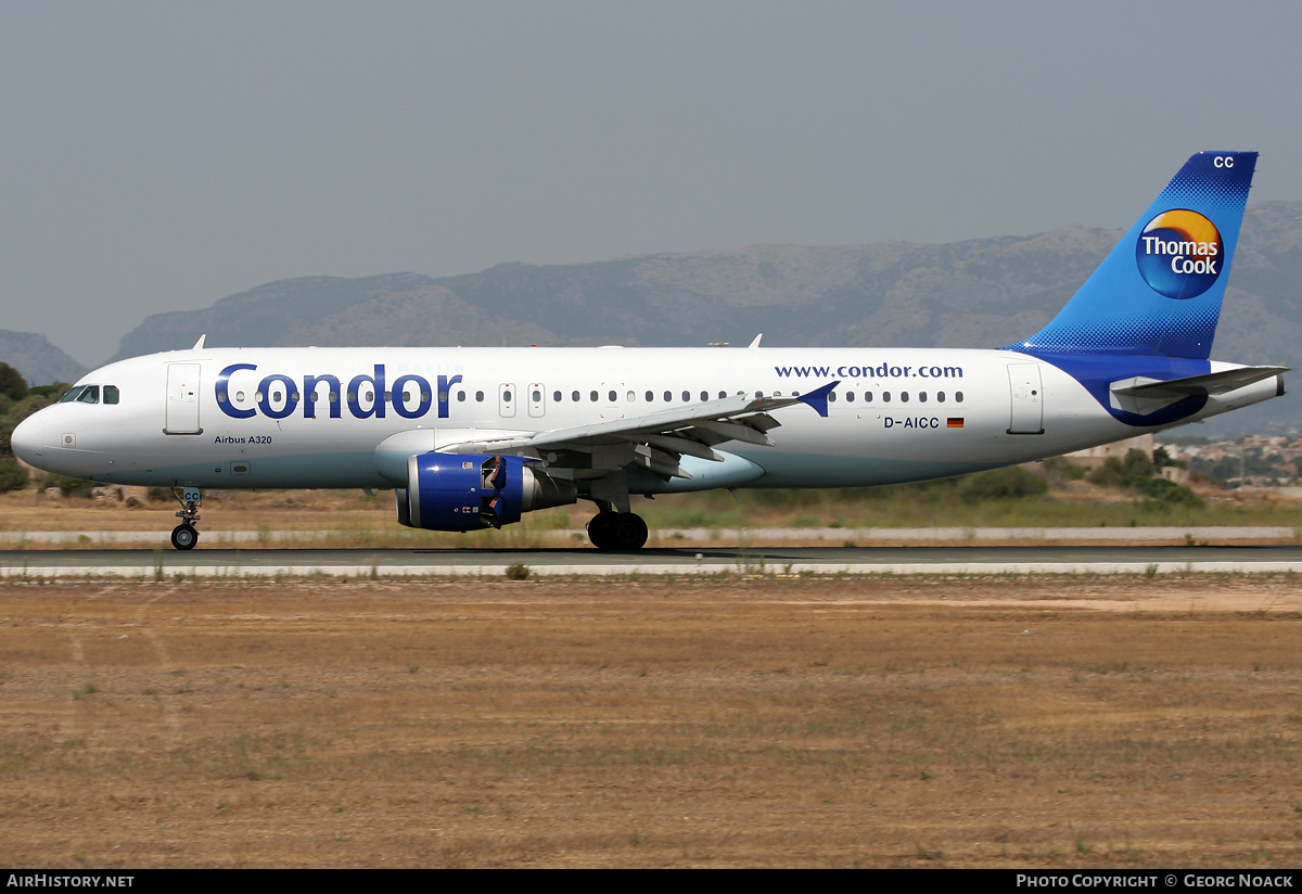 Aircraft Photo of D-AICC | Airbus A320-212 | Condor Berlin | AirHistory.net #34934