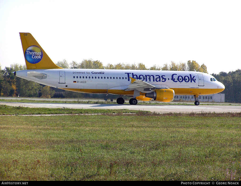 Aircraft Photo of D-AICD | Airbus A320-212 | Thomas Cook Airlines | AirHistory.net #34937