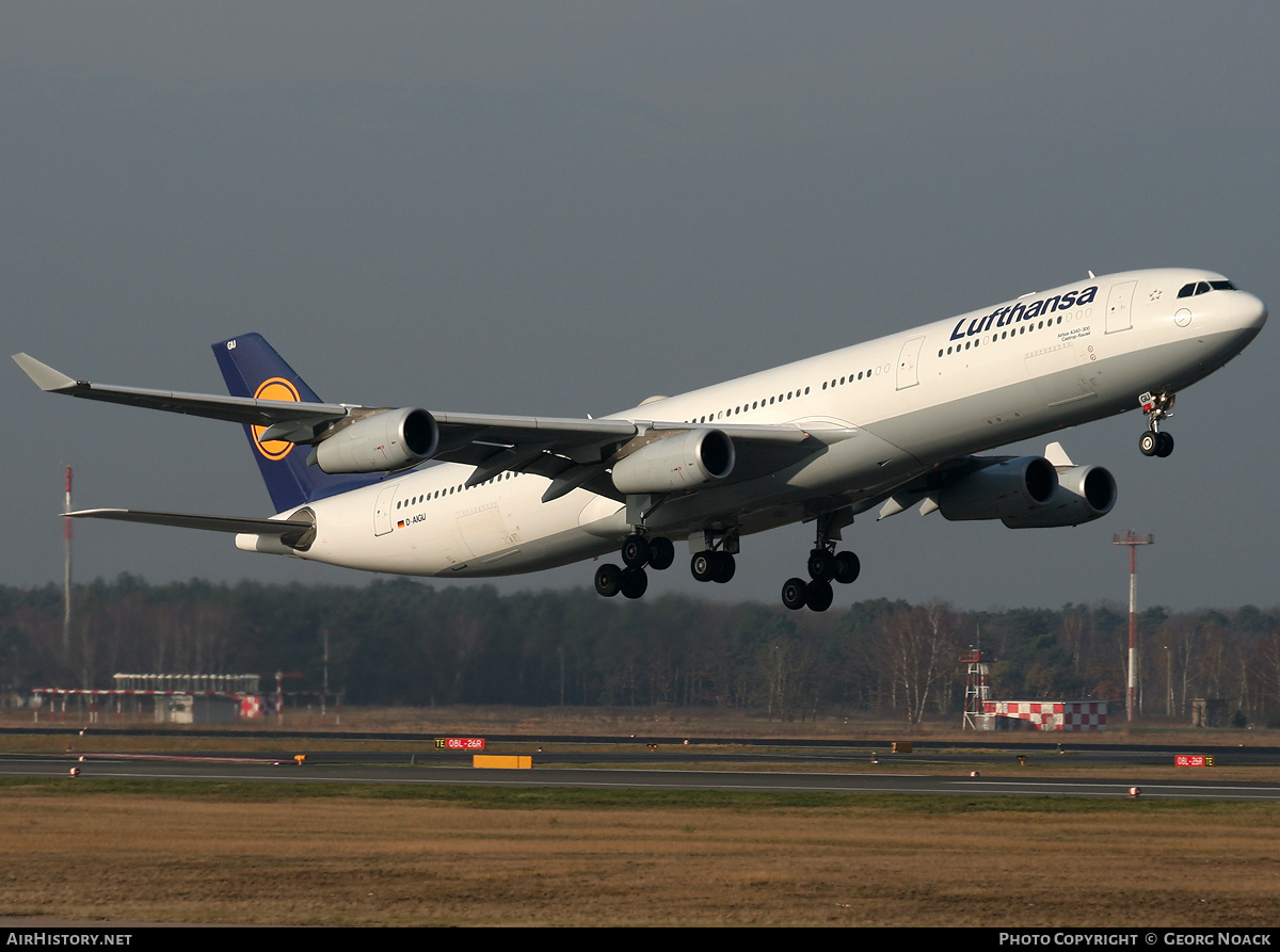 Aircraft Photo of D-AIGU | Airbus A340-313 | Lufthansa | AirHistory.net #34950
