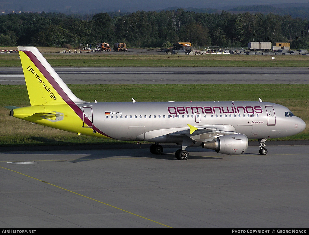 Aircraft Photo of D-AILI | Airbus A319-114 | Germanwings | AirHistory.net #34963