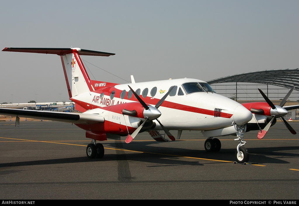 Aircraft Photo of VH-MWU | Beech B200 Super King Air | Royal Flying Doctor Service - RFDS | AirHistory.net #34972