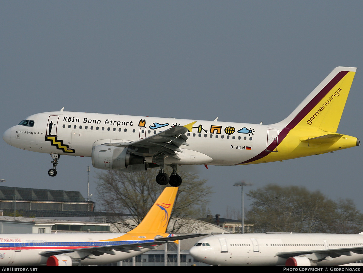 Aircraft Photo of D-AILN | Airbus A319-114 | Germanwings | AirHistory.net #34974