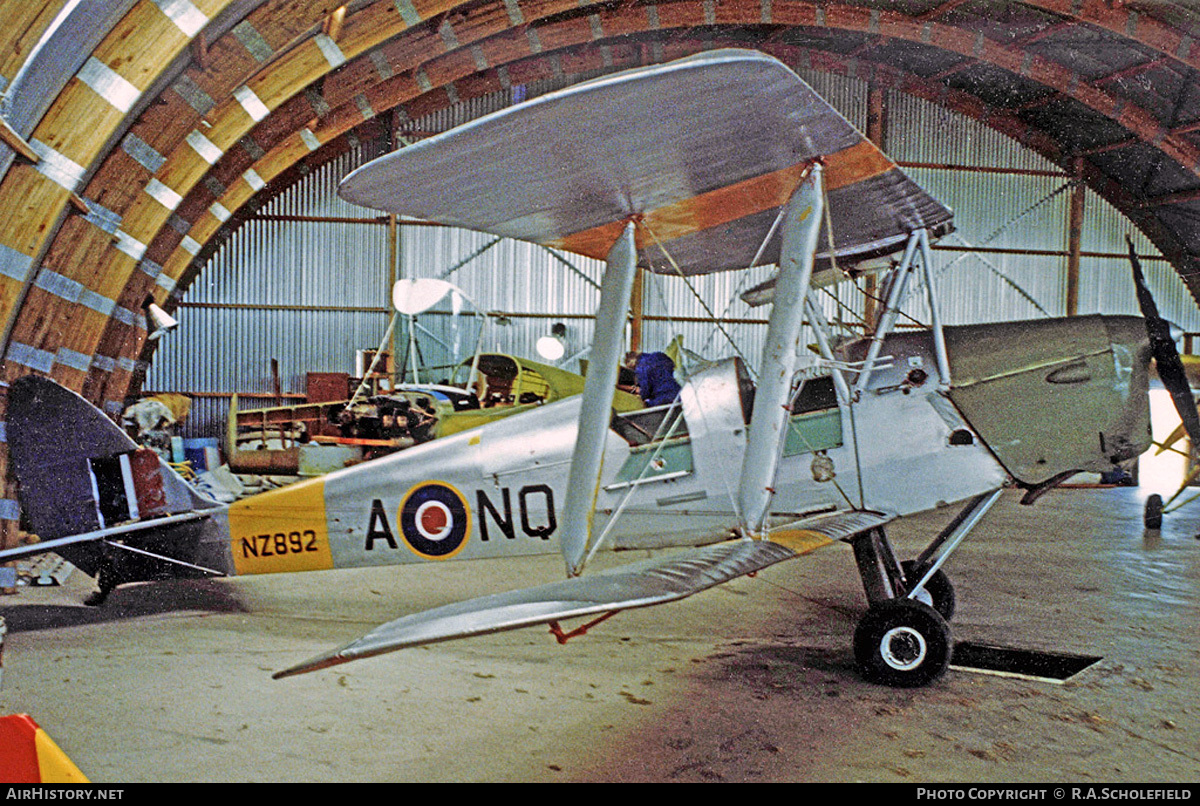 Aircraft Photo of ZK-ANQ / NZ892 | De Havilland D.H. 82A Tiger Moth II | New Zealand - Air Force | AirHistory.net #34975