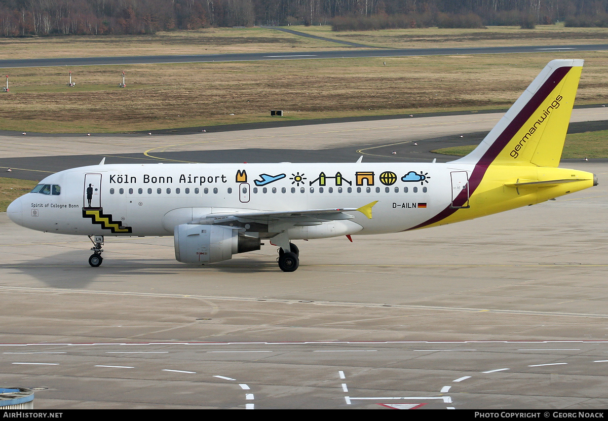 Aircraft Photo of D-AILN | Airbus A319-114 | Germanwings | AirHistory.net #34976