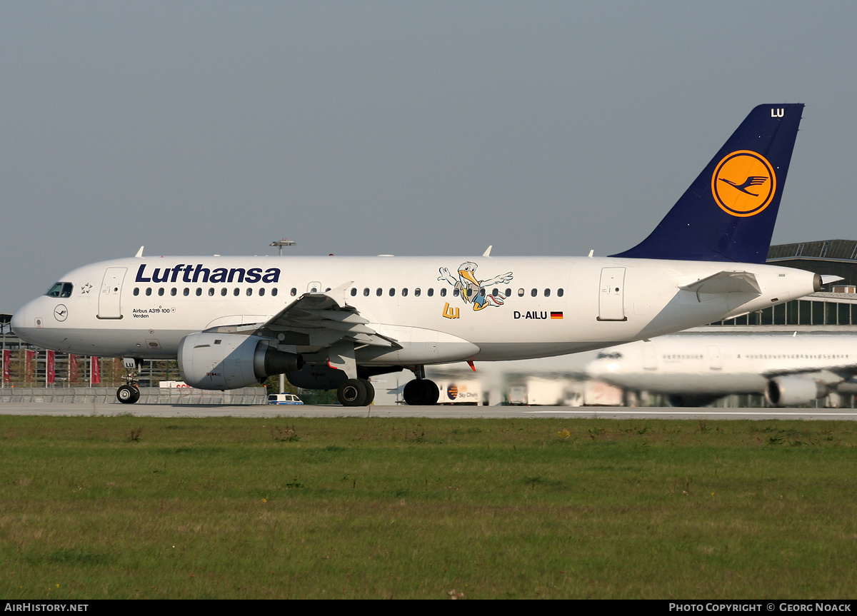 Aircraft Photo of D-AILU | Airbus A319-114 | Lufthansa | AirHistory.net #34987