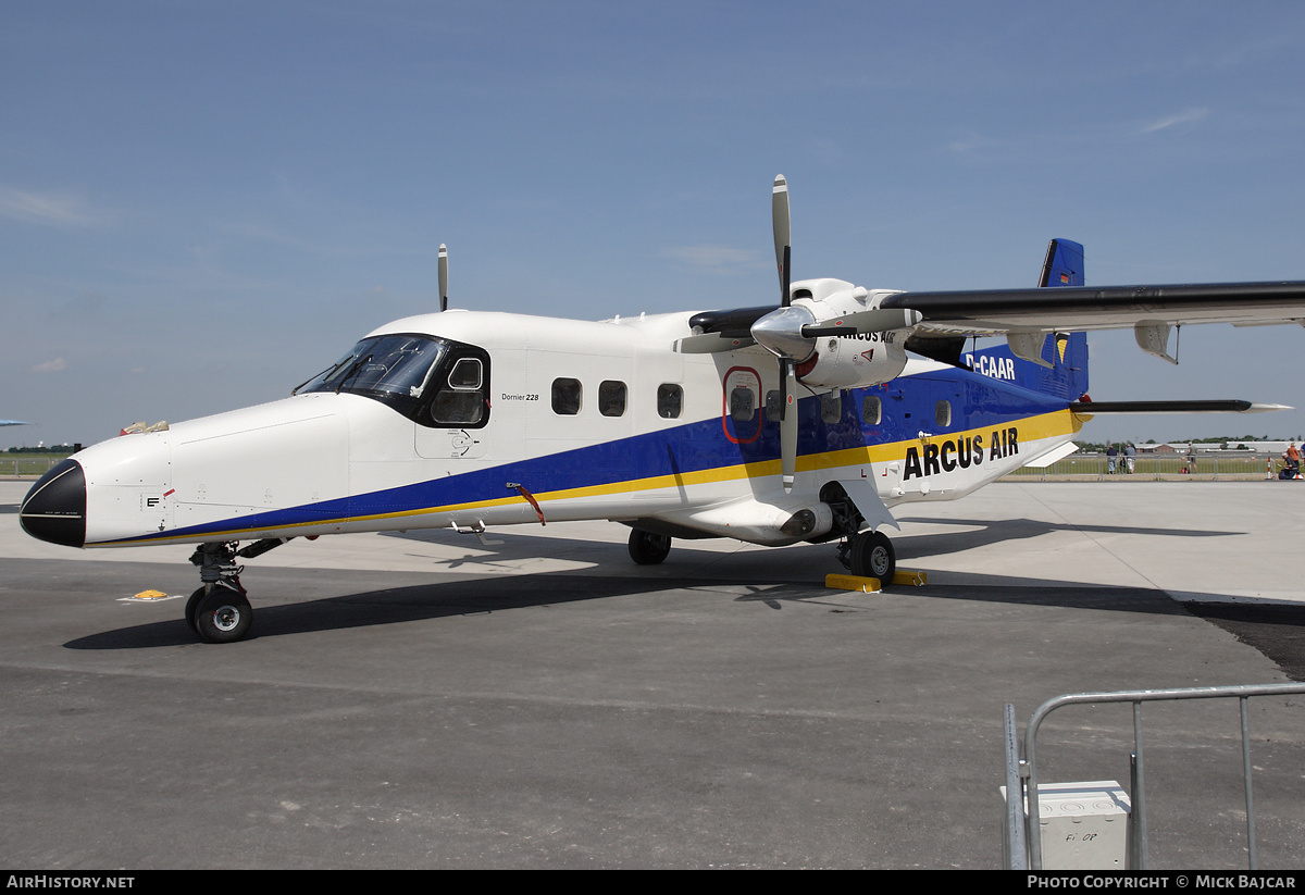 Aircraft Photo of D-CAAR | Dornier 228-212 | Arcus Air | AirHistory.net #35033