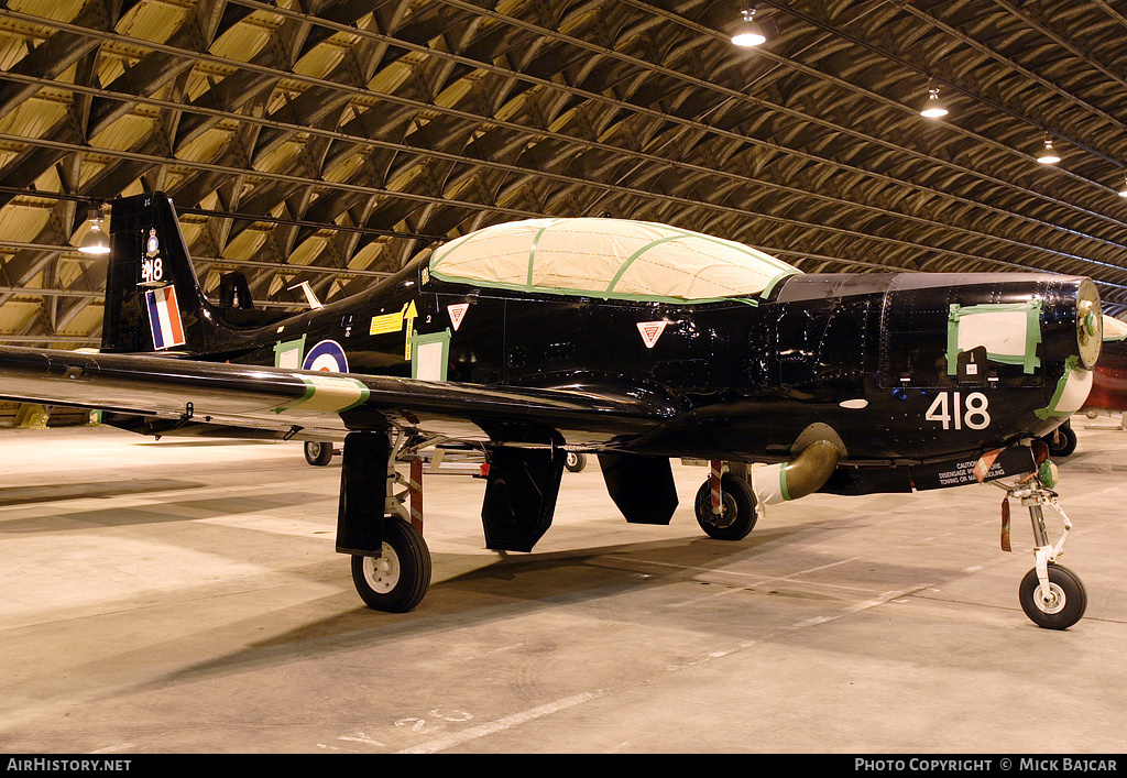 Aircraft Photo of ZF418 | Short S-312 Tucano T1 | UK - Air Force | AirHistory.net #35039