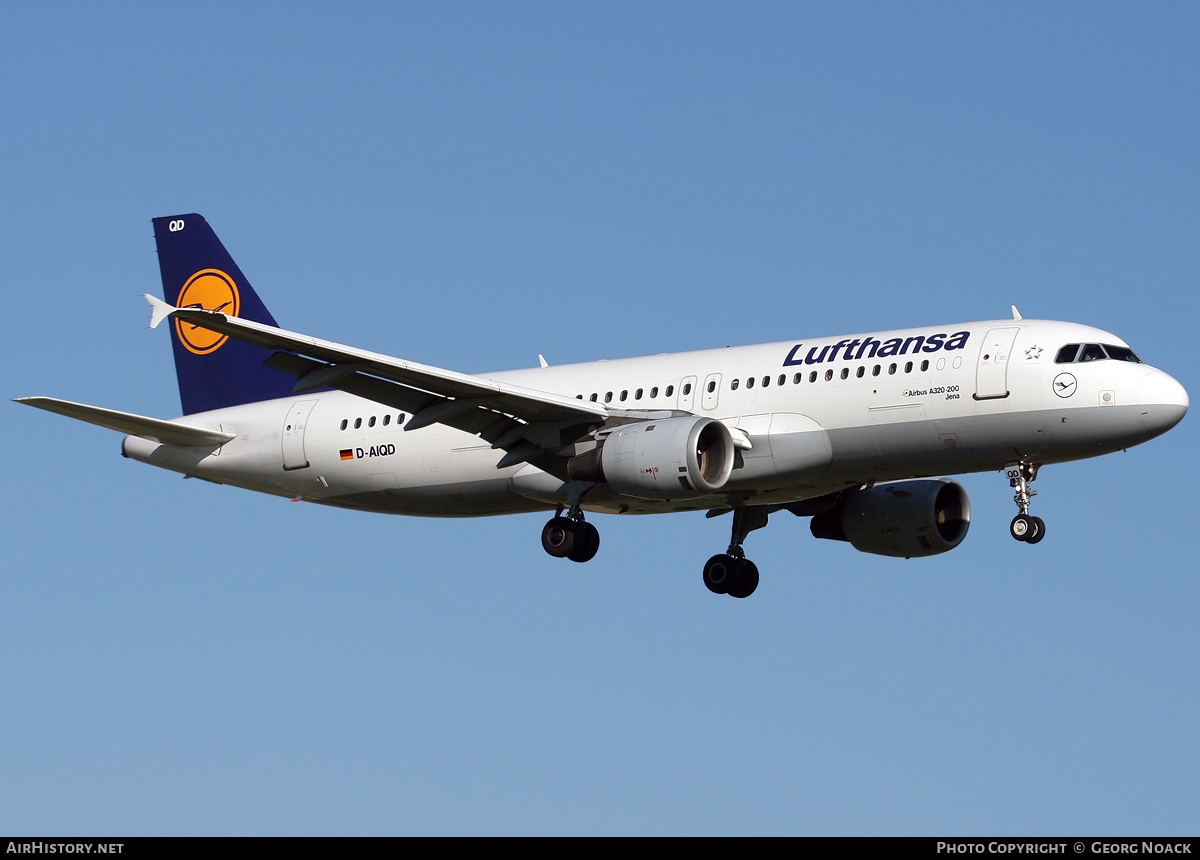 Aircraft Photo of D-AIQD | Airbus A320-211 | Lufthansa | AirHistory.net #35052