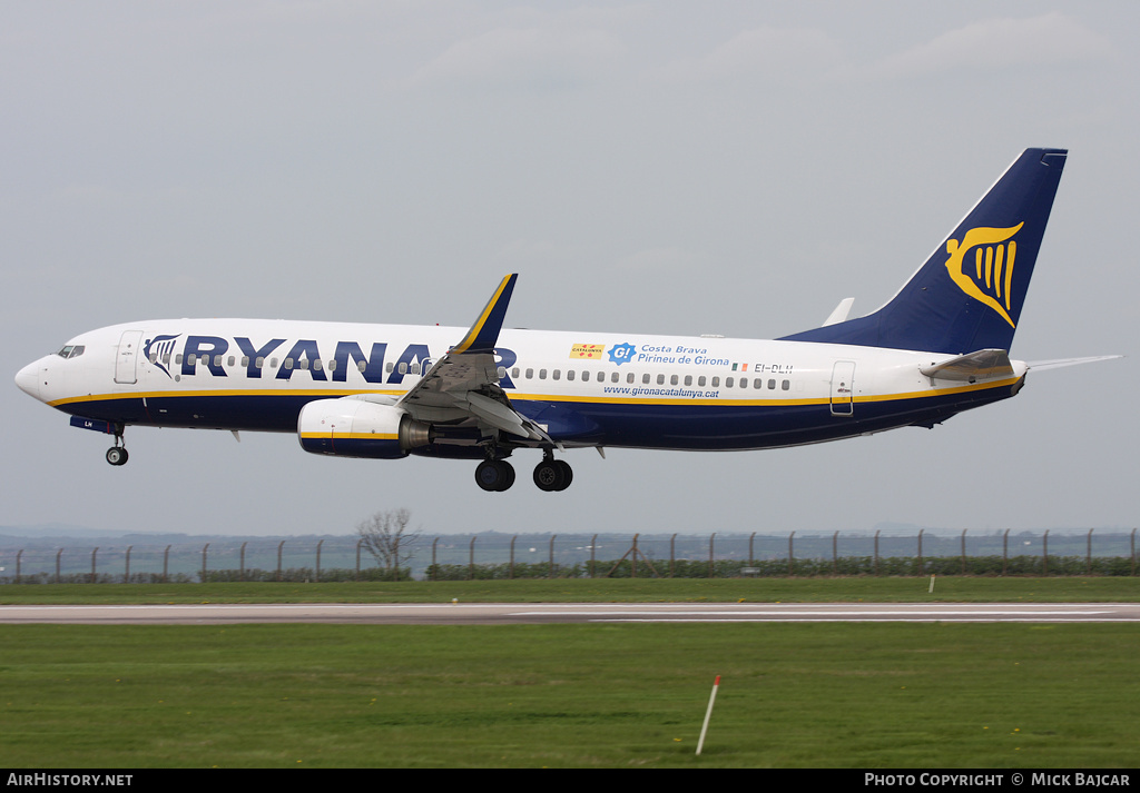 Aircraft Photo of EI-DLH | Boeing 737-8AS | Ryanair | AirHistory.net #35076