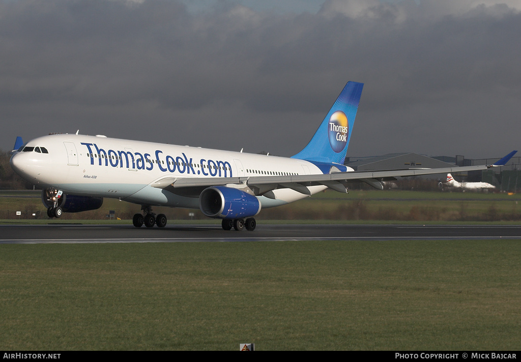 Aircraft Photo of G-TCXA | Airbus A330-243 | Thomas Cook Airlines | AirHistory.net #35094