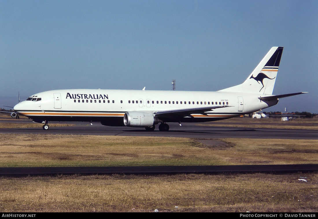 Aircraft Photo of VH-TJG | Boeing 737-476 | Australian Airlines | AirHistory.net #35148