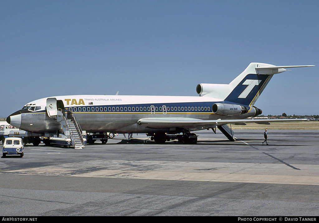 Aircraft Photo of VH-TJD | Boeing 727-76 | Trans-Australia Airlines - TAA | AirHistory.net #35159