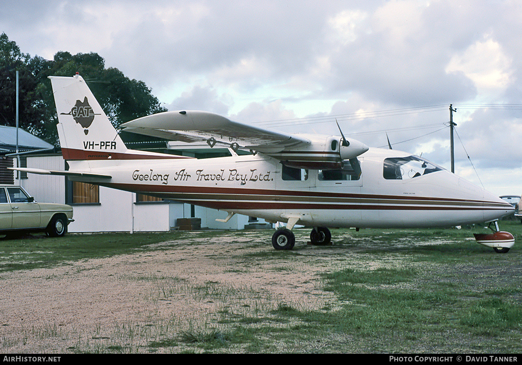 Aircraft Photo of VH-PFR | Partenavia P-68B Victor | Geelong Air Travel - GAT | AirHistory.net #35165