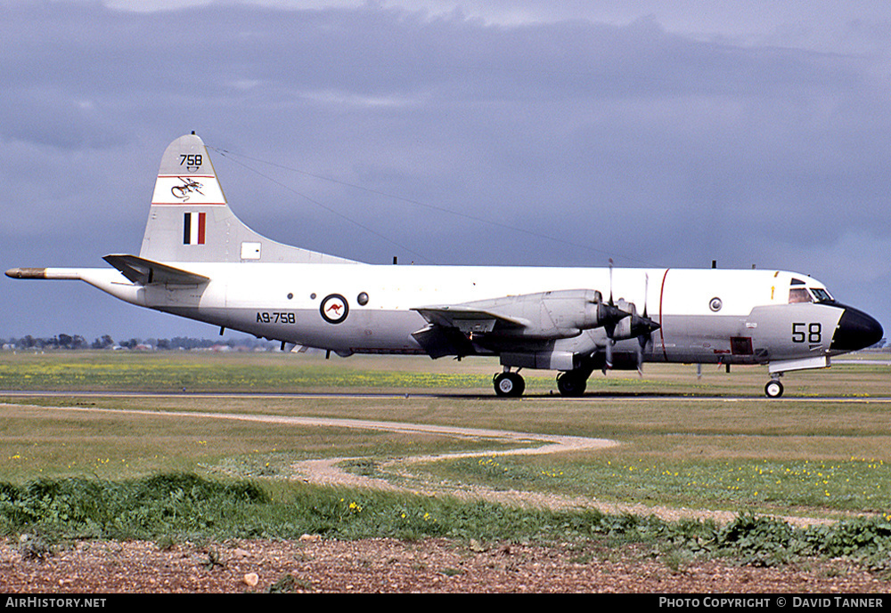 Aircraft Photo of A9-758 | Lockheed P-3C Orion | Australia - Air Force | AirHistory.net #35252