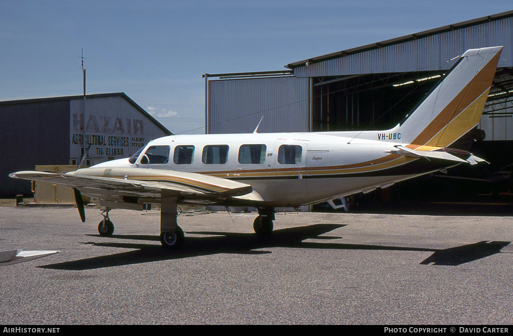 Aircraft Photo of VH-UBC | Piper PA-31-350 Navajo Chieftain | AirHistory.net #35272