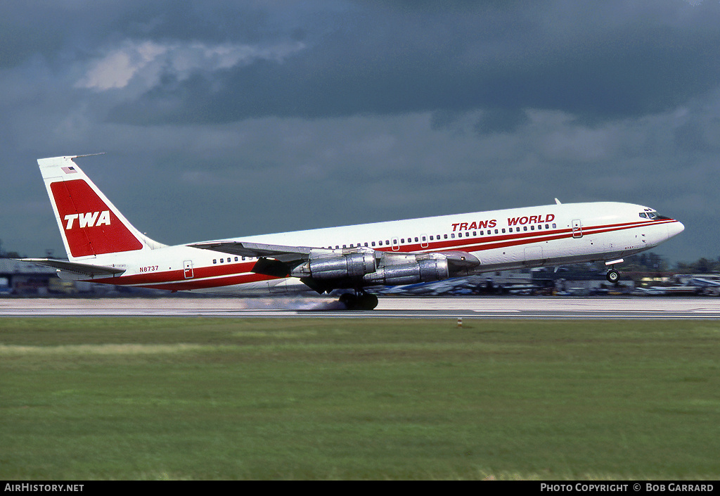 Aircraft Photo of N8737 | Boeing 707-331B | Trans World Airlines - TWA | AirHistory.net #35287