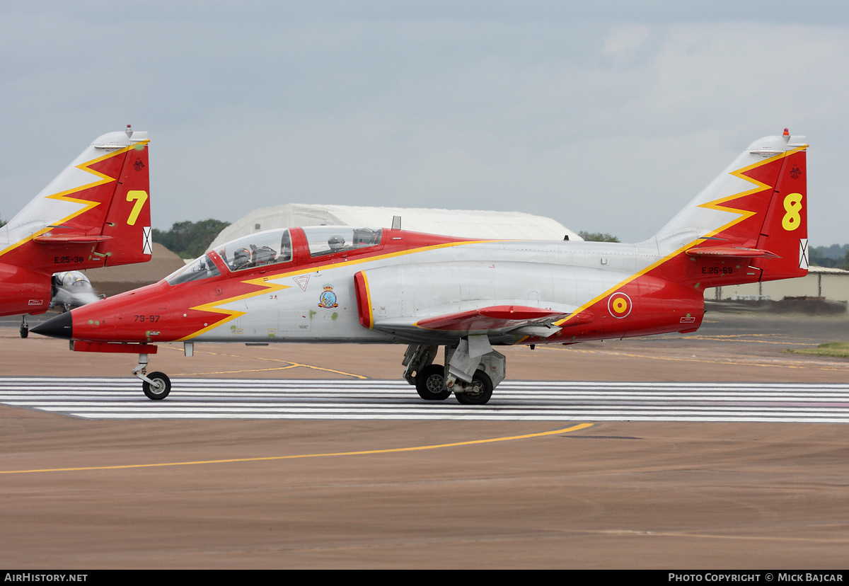 Aircraft Photo of E.25-69 | CASA C101EB Aviojet | Spain - Air Force | AirHistory.net #35293