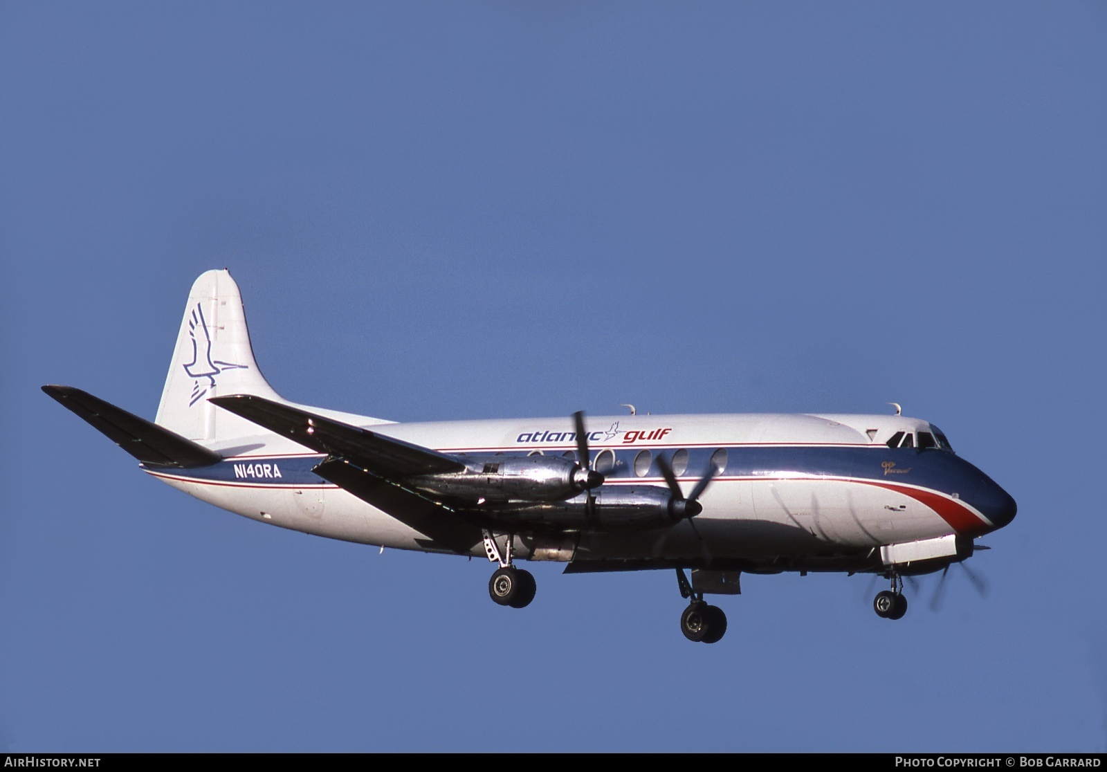 Aircraft Photo of N140RA | Vickers 745D Viscount | Atlantic Gulf Airlines | AirHistory.net #35326