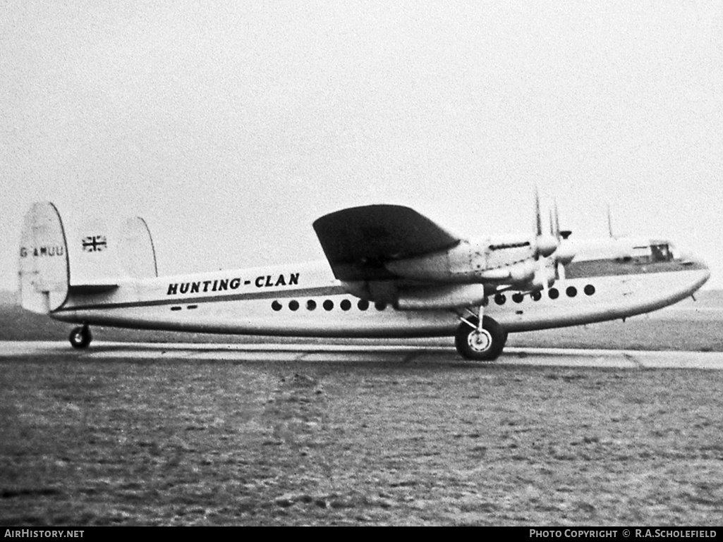 Aircraft Photo of G-AMUU | Avro 685 York C1 | Hunting-Clan Air Transport | AirHistory.net #35347