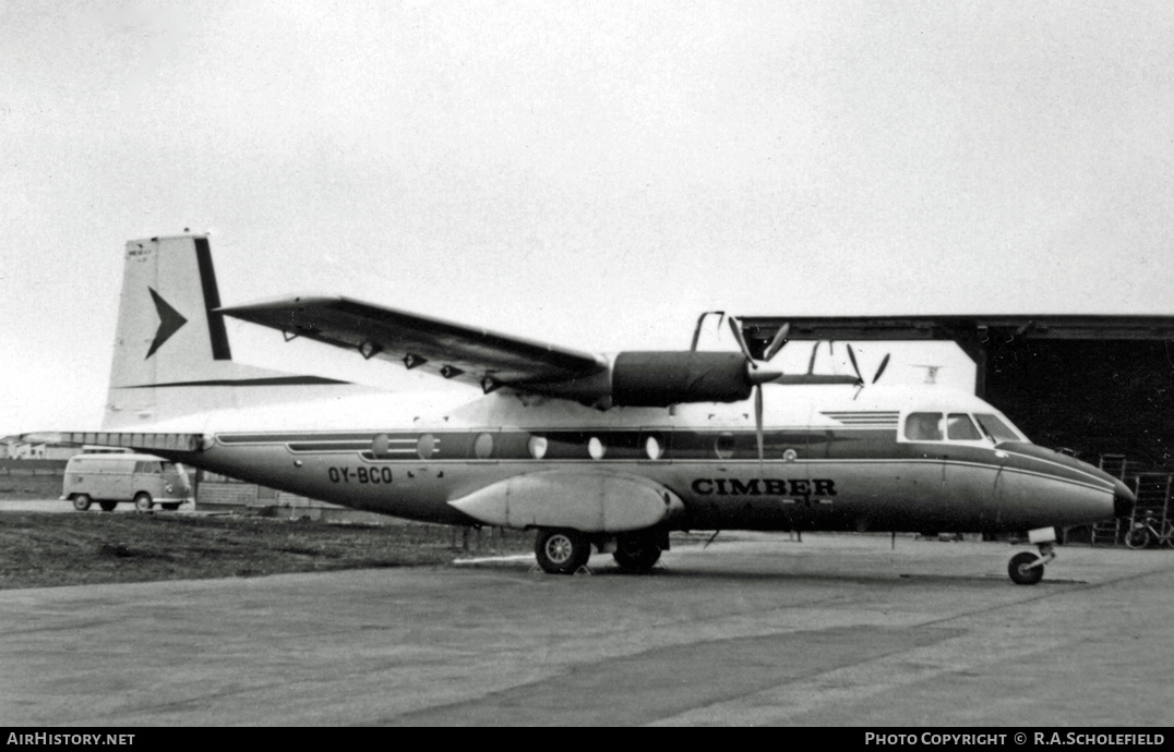 Aircraft Photo of OY-BCO | Nord 262A-27 | Cimber Air | AirHistory.net #35349
