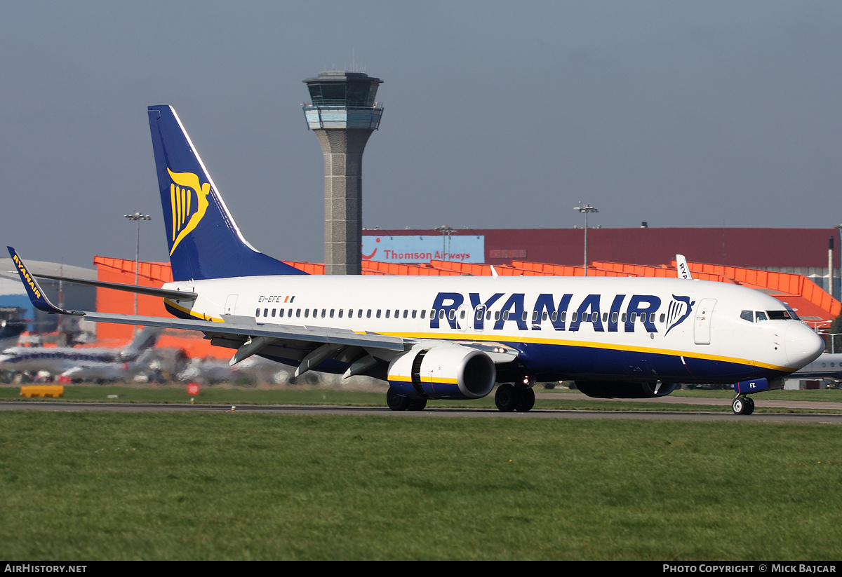 Aircraft Photo of EI-EFE | Boeing 737-8AS | Ryanair | AirHistory.net #35372