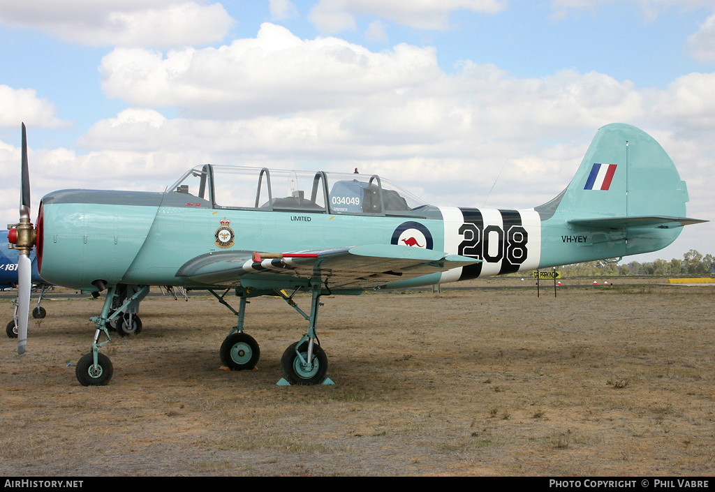 Aircraft Photo of VH-YEY | Yakovlev Yak-52 | Australia - Navy | AirHistory.net #35375