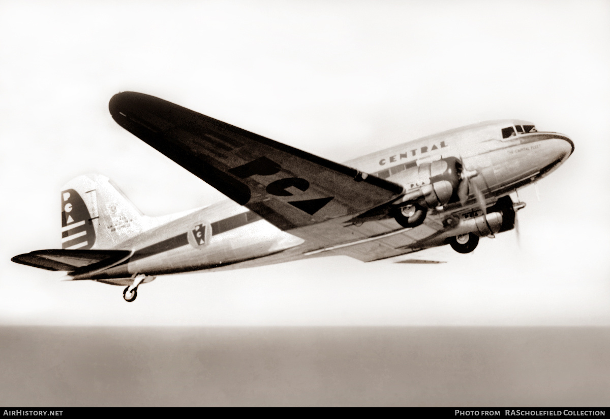 Aircraft Photo of NC21786 | Douglas DC-3-313 | Pennsylvania Central Airlines - PCA | AirHistory.net #35376