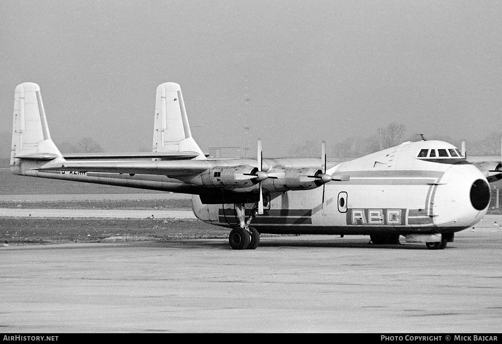 Aircraft Photo of G-AZHN | Armstrong Whitworth AW-650 Argosy 101 | Air Bridge Carriers - ABC | AirHistory.net #35383