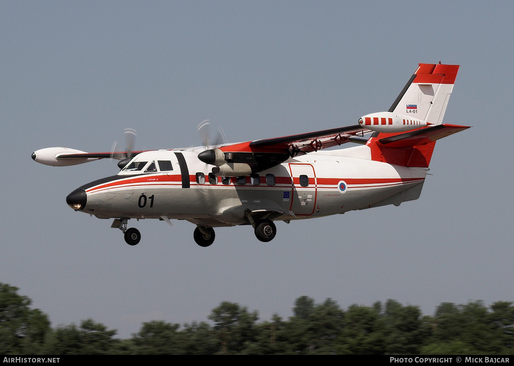 Aircraft Photo of L4-01 | Let L-410UVP-E Turbolet | Slovenia - Air Force | AirHistory.net #35384
