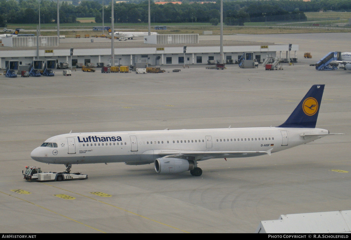 Aircraft Photo of D-AISF | Airbus A321-231 | Lufthansa | AirHistory.net #35399