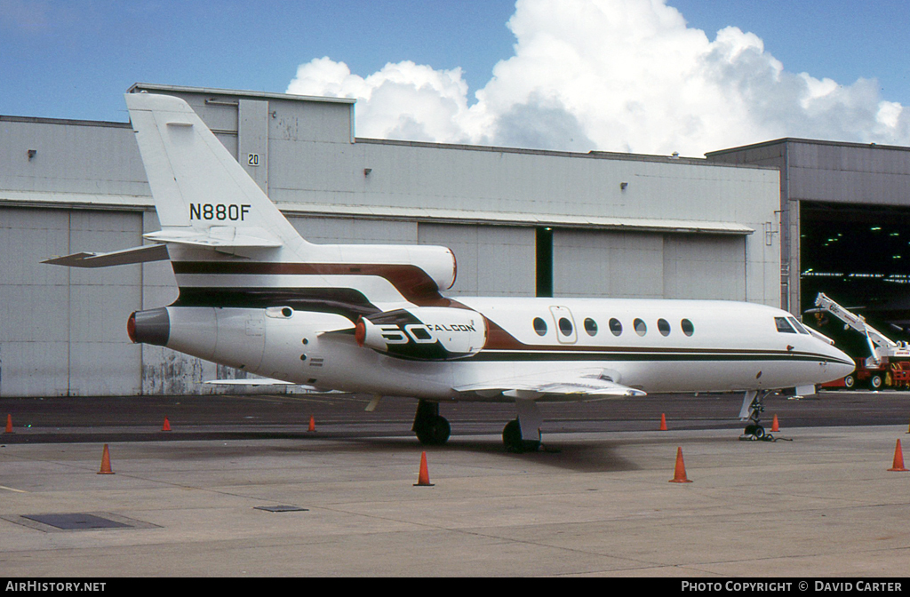 Aircraft Photo of N880F | Dassault Falcon 50 | AirHistory.net #35408