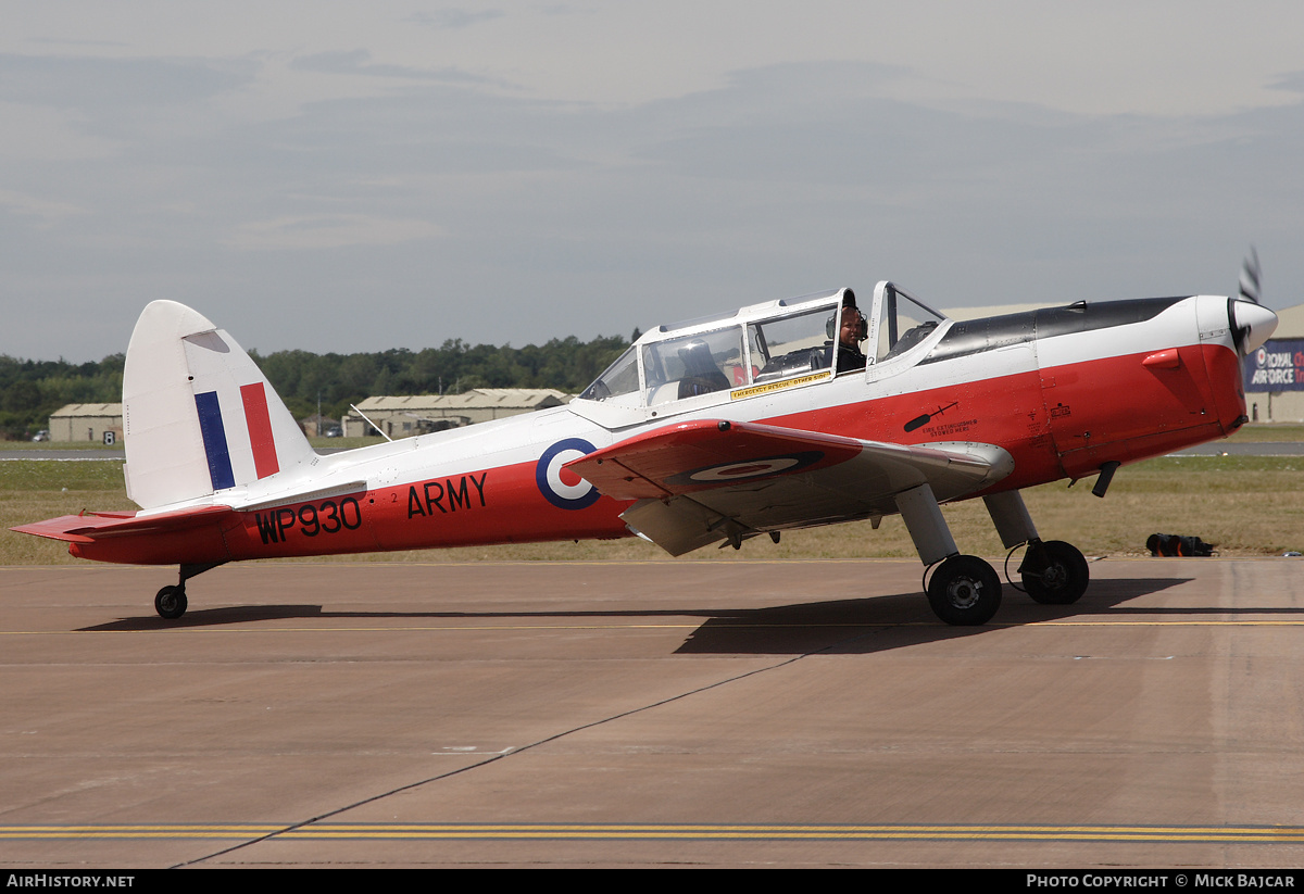 Aircraft Photo of G-BXHF / WP930 | De Havilland DHC-1 Chipmunk Mk22 | UK - Army | AirHistory.net #35453