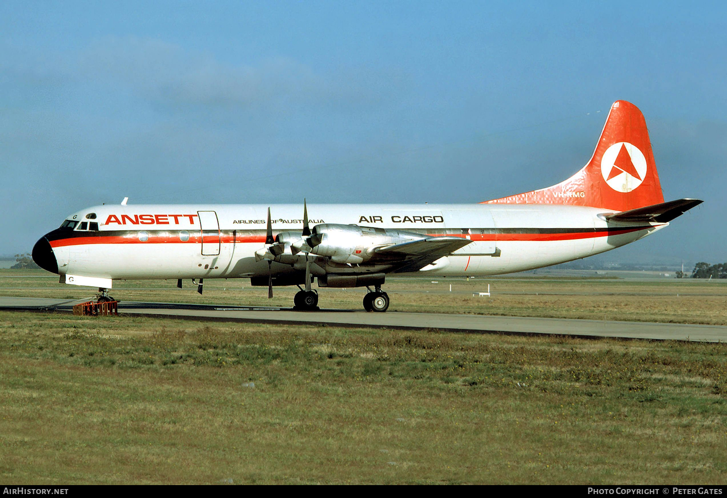 Aircraft Photo of VH-RMG | Lockheed L-188A(F) Electra | Ansett Airlines of Australia Air Cargo | AirHistory.net #35473