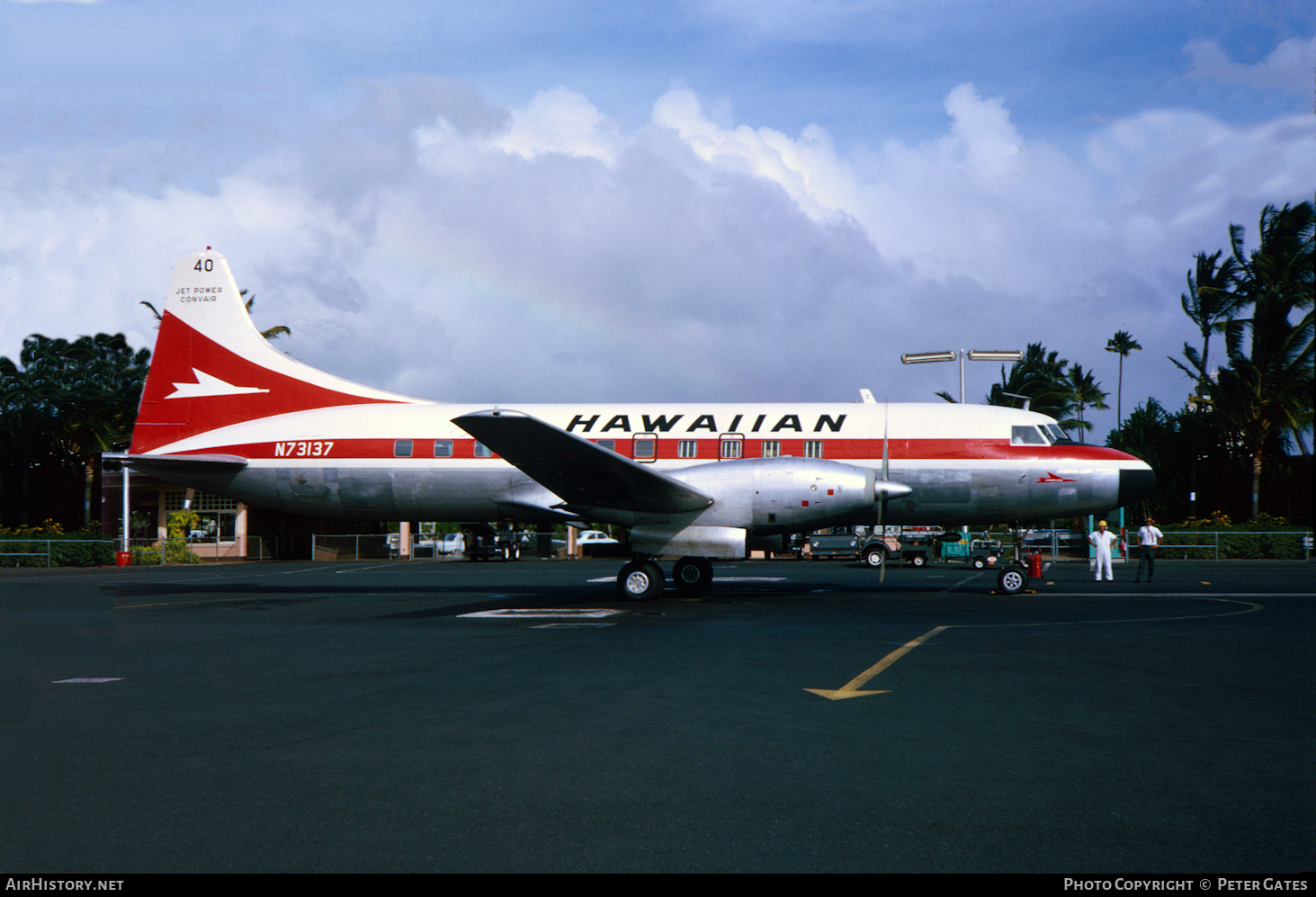 Aircraft Photo of N73137 | Convair 640/F | Hawaiian Airlines | AirHistory.net #35476