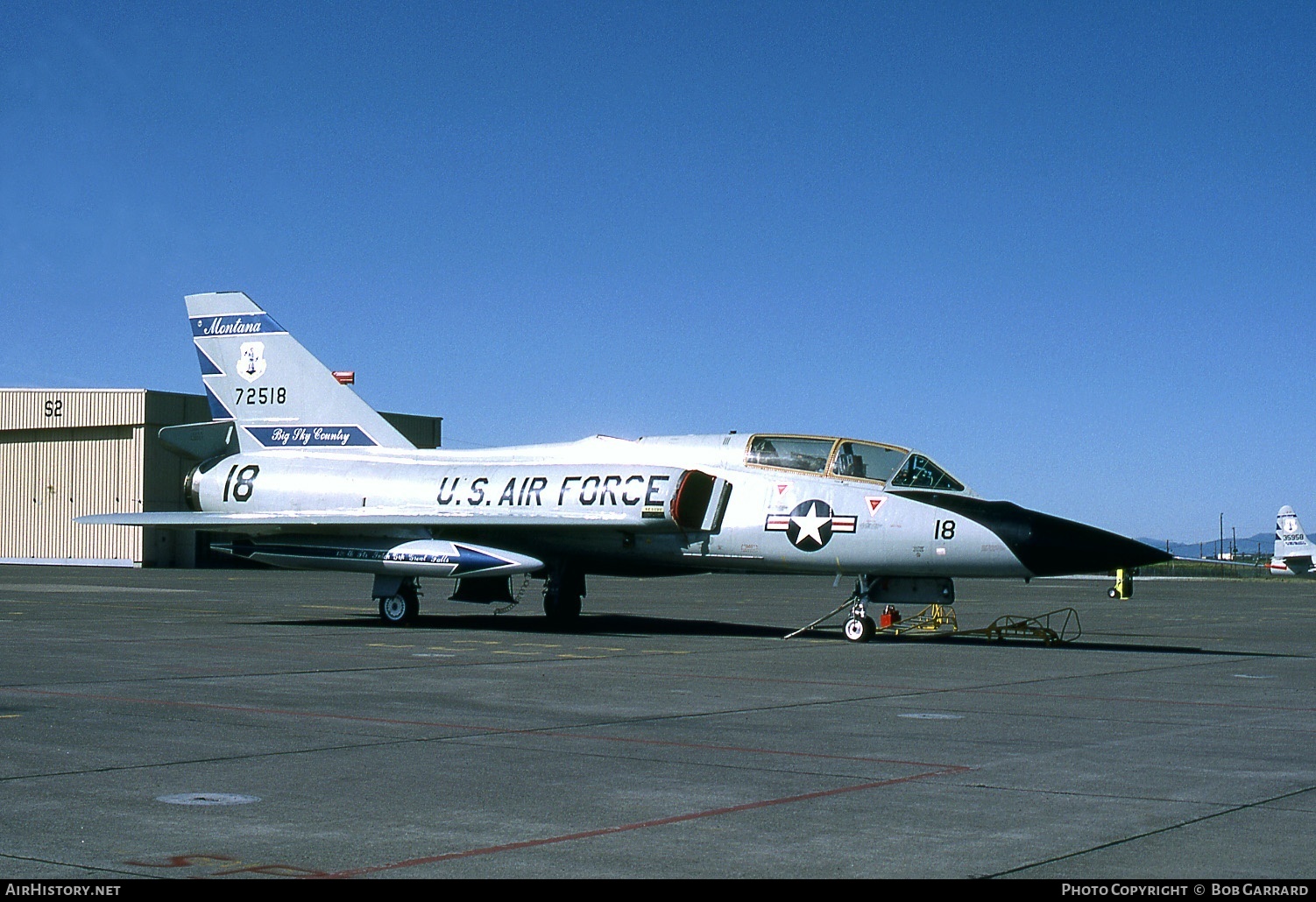 Aircraft Photo of 57-2518 / 72518 | Convair F-106B Delta Dart | USA - Air Force | AirHistory.net #35507