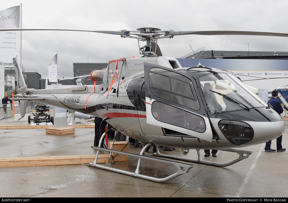 Aircraft Photo of F-WMXB | Eurocopter AS-350B-3E Ecureuil | AirHistory.net #35577