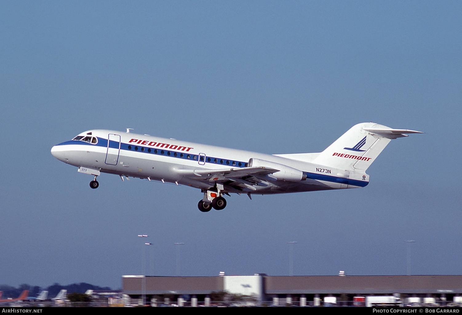 Aircraft Photo of N273N | Fokker F28-1000 Fellowship | Piedmont Airlines | AirHistory.net #35584