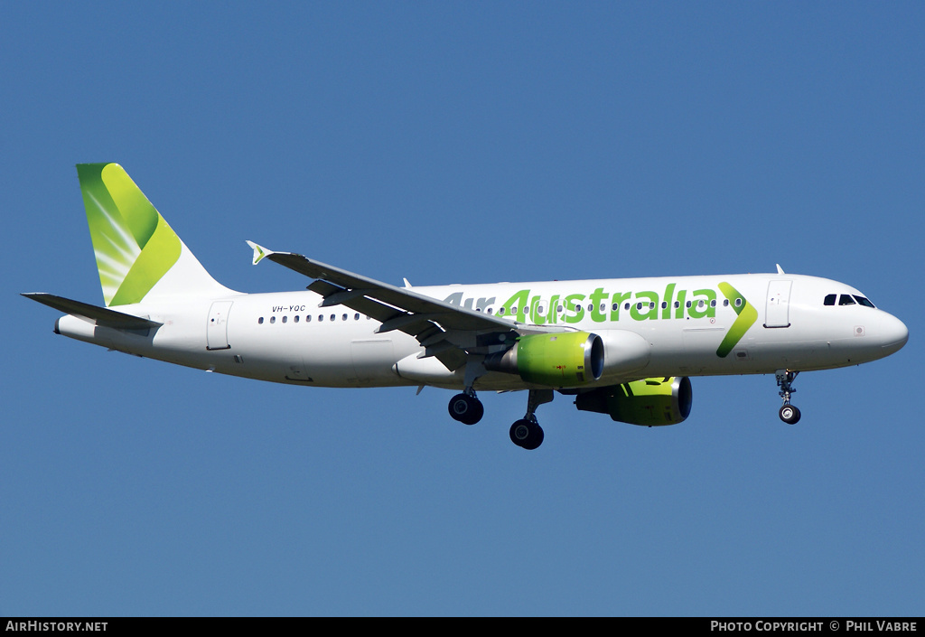 Aircraft Photo of VH-YQC | Airbus A320-212 | Air Australia | AirHistory.net #35587